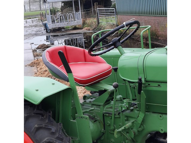 Oldtimer tractor fendt, dieselross fl 114, bouwjaar 1955 - afbeelding 5 van  28