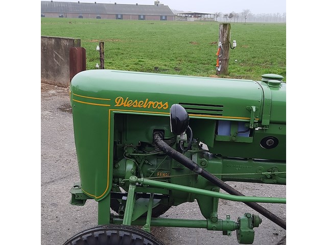Oldtimer tractor fendt, dieselross fl 114, bouwjaar 1955 - afbeelding 8 van  28