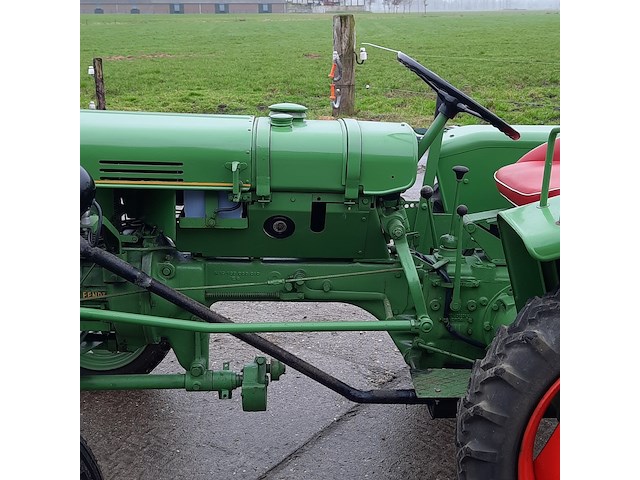 Oldtimer tractor fendt, dieselross fl 114, bouwjaar 1955 - afbeelding 9 van  28