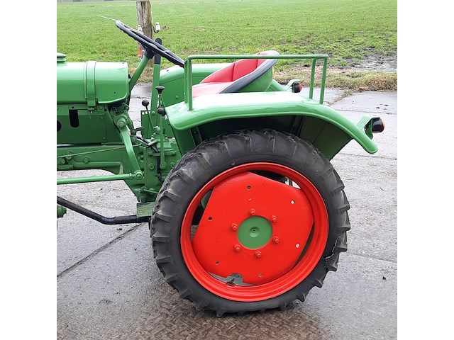 Oldtimer tractor fendt, dieselross fl 114, bouwjaar 1955 - afbeelding 24 van  28