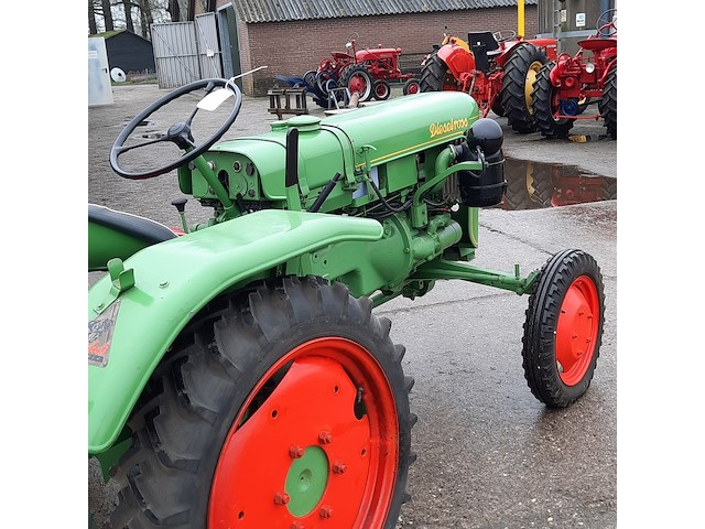 Oldtimer tractor fendt, dieselross fl 114, bouwjaar 1955 - afbeelding 27 van  28