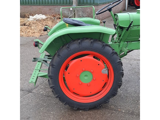 Oldtimer tractor fendt, dieselross fl 114, bouwjaar 1955 - afbeelding 2 van  35