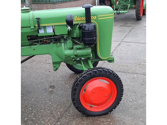 Oldtimer tractor fendt, dieselross fl 114, bouwjaar 1955 - afbeelding 4 van  35
