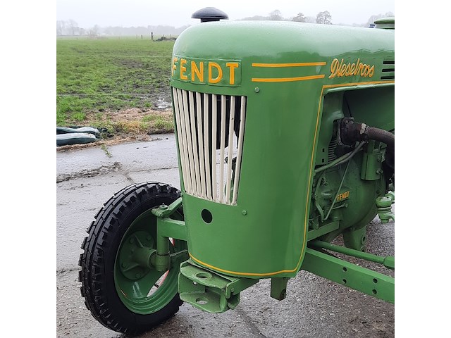 Oldtimer tractor fendt, dieselross fl 114, bouwjaar 1955 - afbeelding 9 van  35