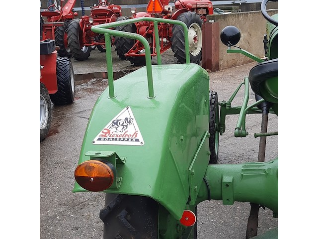 Oldtimer tractor fendt, dieselross fl 114, bouwjaar 1955 - afbeelding 18 van  35