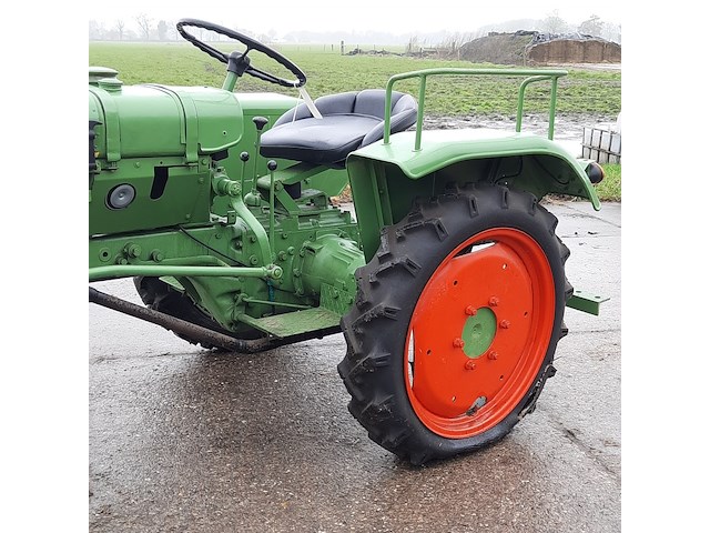 Oldtimer tractor fendt, dieselross fl 114, bouwjaar 1955 - afbeelding 23 van  35