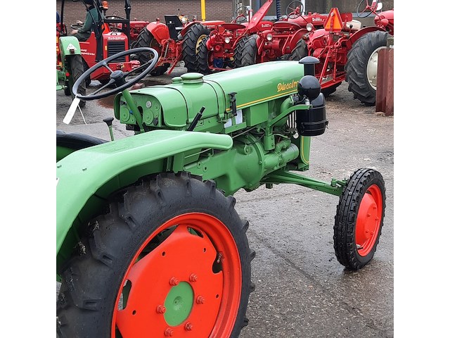 Oldtimer tractor fendt, dieselross fl 114, bouwjaar 1955 - afbeelding 35 van  35