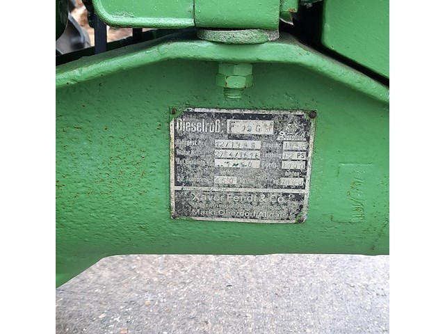 Oldtimer tractor fendt, f12, bouwjaar 1953 - afbeelding 7 van  28