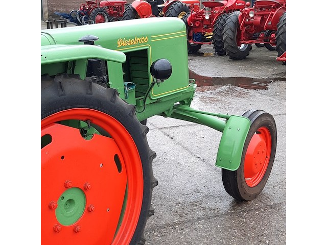 Oldtimer tractor fendt, f12, bouwjaar 1953 - afbeelding 28 van  28