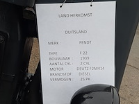 Oldtimer tractor fendt, f22, bouwjaar 1939 - afbeelding 20 van  35