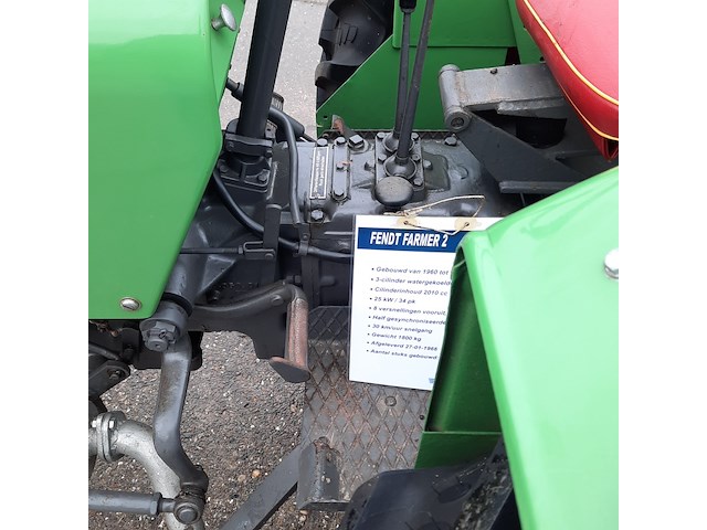 Oldtimer tractor fendt, farmer 2, bouwjaar 1966 - afbeelding 10 van  38
