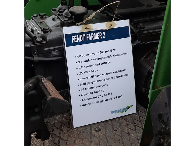 Oldtimer tractor fendt, farmer 2, bouwjaar 1966 - afbeelding 11 van  38