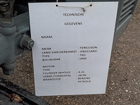 Oldtimer tractor ferguson, ted, bouwjaar 1949 - afbeelding 25 van  38