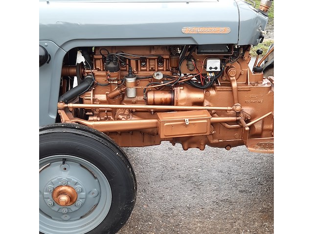 Oldtimer tractor (goudbuik) ferguson, te35, bouwjaar 1956 - afbeelding 17 van  36