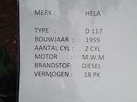 Oldtimer tractor herman lanz, hela, d415, bouwjaar 1951 - afbeelding 28 van  37