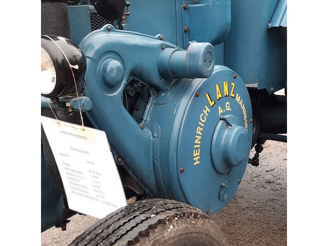 Oldtimer tractor lanz, d7506, bouwjaar 1949 - afbeelding 6 van  26