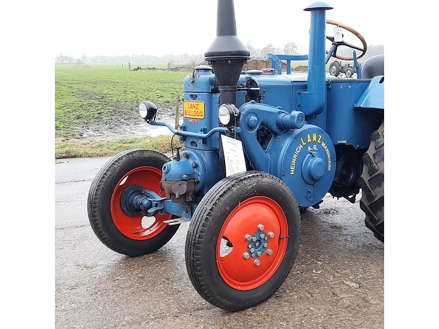 Oldtimer tractor lanz, d7506, bouwjaar 1949 - afbeelding 12 van  26