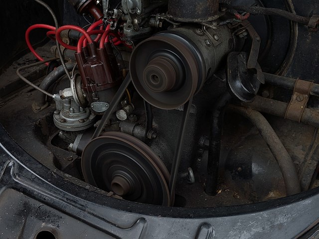 Oldtimer volkswagen, kever, bouwjaar 1950 - afbeelding 11 van  56