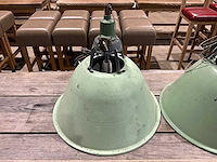 Oldwood - emaille hanglamp (2x) - afbeelding 2 van  5