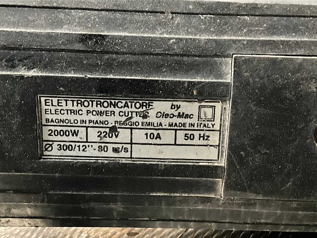 Oleo-mac doorslijpmachine - afbeelding 6 van  6