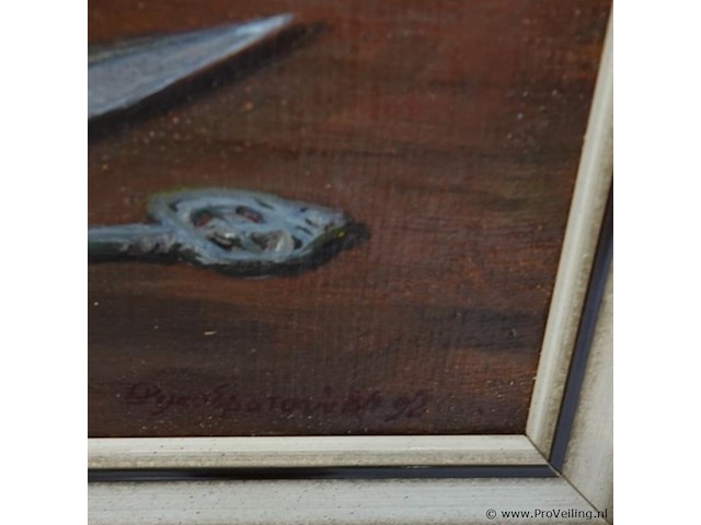 Oleografie op doek - afbeelding 3 van  5