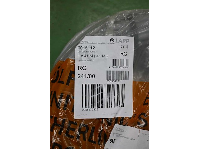 Ölflex 150 12g0,75 41-meter kabelrol - afbeelding 2 van  2