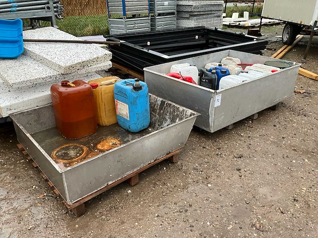 Olie opvangbak (2x) - afbeelding 1 van  3