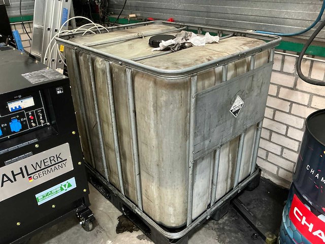 Olie opvangbak ( ibc container ) - afbeelding 1 van  2