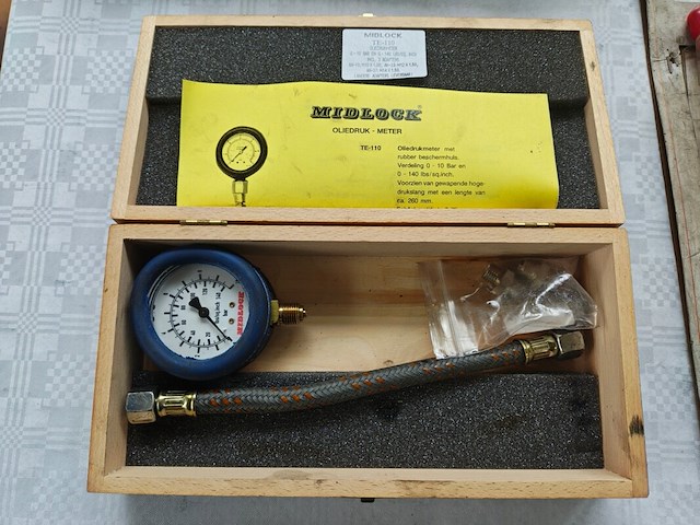 Oliedrukmeter, midlock, te110 - afbeelding 1 van  1
