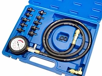 Oliedruktester 12-delig incl. koffer & 10 adapters - afbeelding 1 van  5