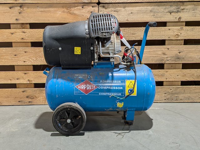 Oliegesmeerde zuigercompressor, airpress, hl 425-50 - afbeelding 2 van  8