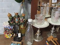 Olielampen, wereldbol, spiegel, groot lot op de kast - afbeelding 8 van  10