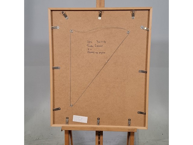 Olieverf op papier, tineke looman, 1998 - afbeelding 7 van  9