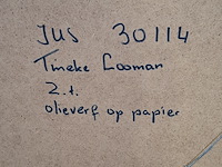 Olieverf op papier, tineke looman, 1998 - afbeelding 8 van  9