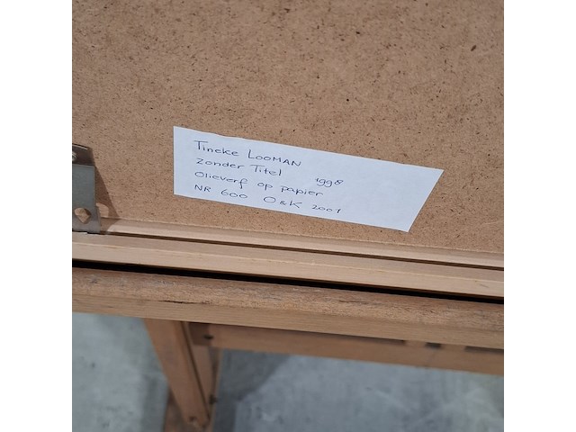 Olieverf op papier, tineke looman, 1998 - afbeelding 9 van  9