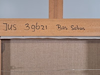 Olieverf schilderij op doek, bas sebus, waterlelies, 1995 - afbeelding 7 van  8