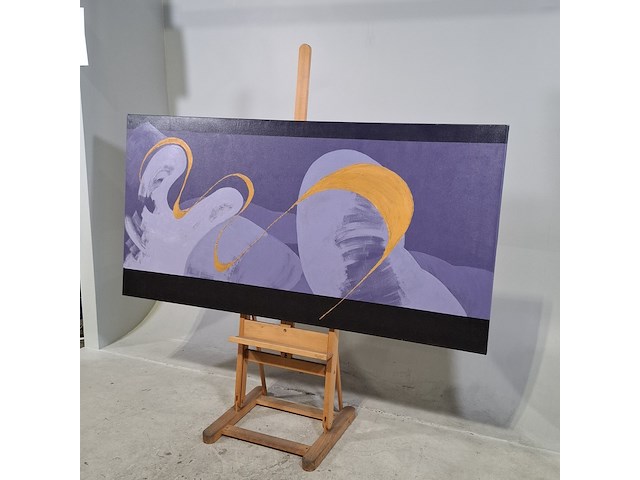 Olieverf schilderij op doek, carolien herman, jo, 2001 - afbeelding 3 van  9