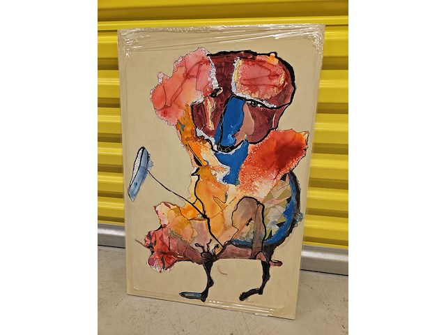 Olieverf schilderij, theo hendriksen - afbeelding 1 van  4