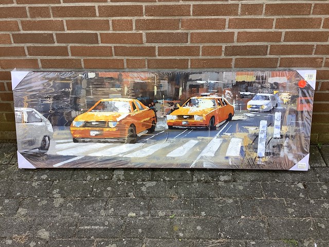 Olieverfschilderij 50x150 mth - afbeelding 3 van  4