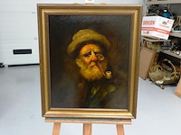 Olieverfschilderij gesigneerd b. piasecke - afbeelding 1 van  5