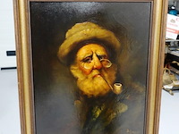 Olieverfschilderij gesigneerd b. piasecke - afbeelding 2 van  5