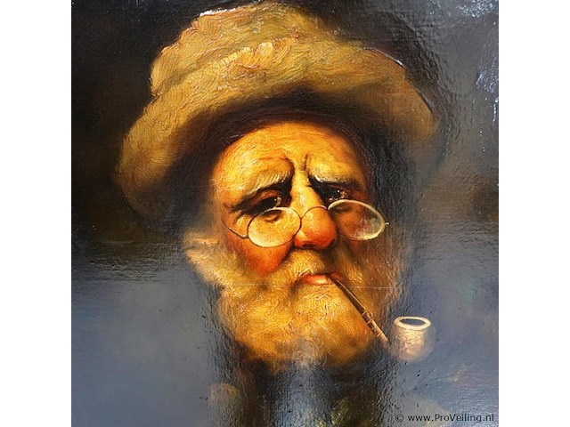 Olieverfschilderij gesigneerd b. piasecke - afbeelding 3 van  5