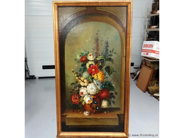 Olieverfschilderij op hout - afbeelding 2 van  5