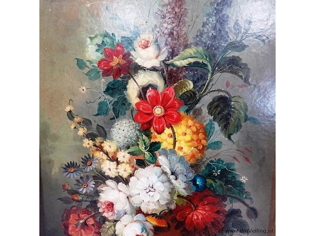 Olieverfschilderij op hout - afbeelding 3 van  5