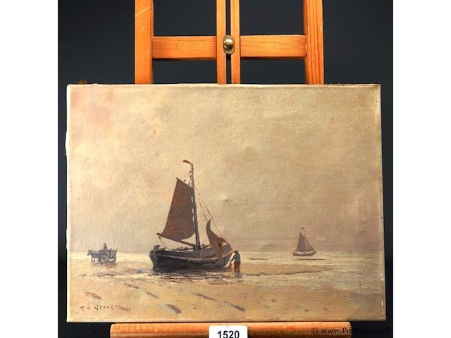 Olieverfschilderij - afbeelding 1 van  5