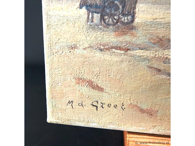 Olieverfschilderij - afbeelding 4 van  5