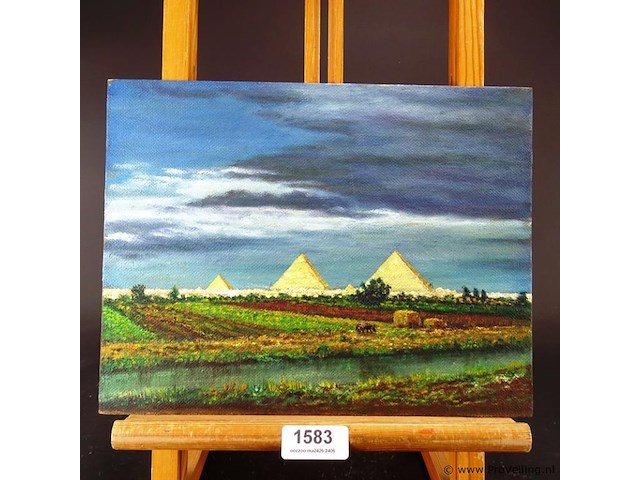 Olieverfschilderij - afbeelding 1 van  5