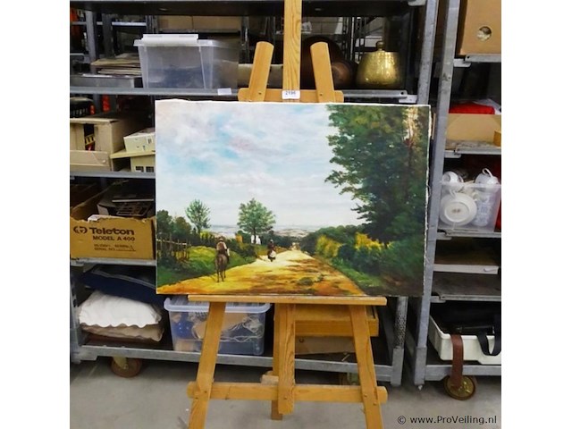 Olieverfschilderij - afbeelding 1 van  5