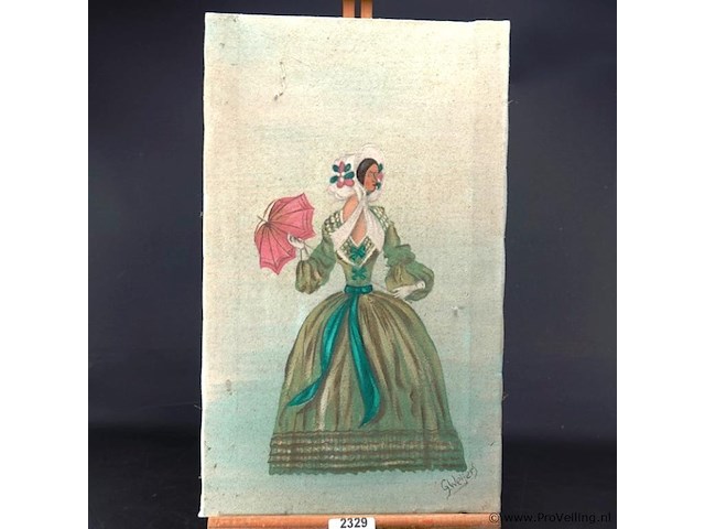 Olieverfschilderij - afbeelding 1 van  4