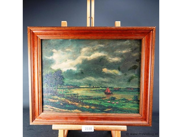 Olieverfschilderij - afbeelding 1 van  5